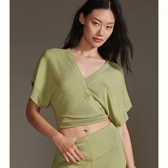 NWT! Anthropologie Fitted Corset Short Sleeve Top - Picture 2 of 7